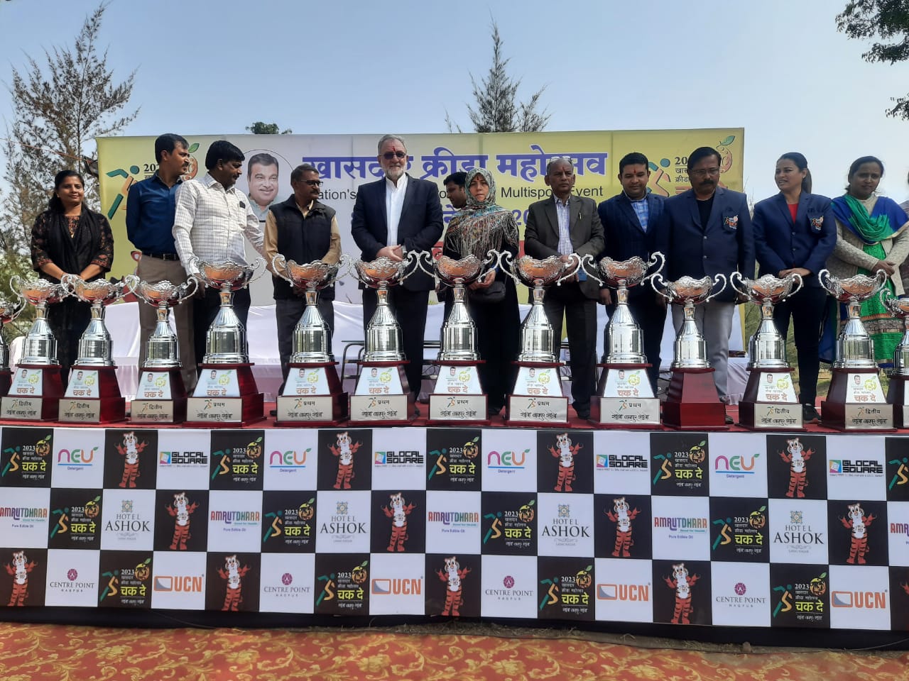 The opening of the Nagpur baseball competition with the presence of the official of the of Culture  House of the Islamic Republic of Iran in Mumbai